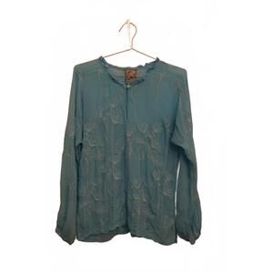 Johnny Was Daisy Arianda embroidered blouse size XS